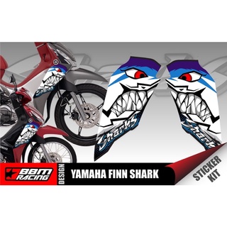 สติ๊กเกอร์ YAMAHA Finn ลาย ฉลาม SHARK V.1