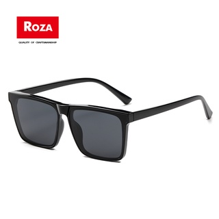 Roza แว่นตากันแดด เลนส์โพลาไรซ์ ทรงสี่เหลี่ยม แฟชั่นสําหรับผู้ชาย และผู้หญิง TR90 UV400 RZ1232