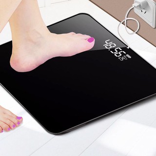 เครื่องชั่งน้ำหนัก ที่ชั่งน้ำหนักดิจิตอล Weight Scale ตาชั่งน้ำหนัก สามารถชาร์จโดย USBอุปกรณ์เสริม USB เครื่องชั่งอิเล็ก