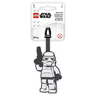 LEGO ป้ายติดกระเป๋า ป้ายห้อยกระเป๋า เลโก้ สตาร์สวอร์ส รุ่น Star Wars Stormtrooper ลิขสิทธิ์แท้