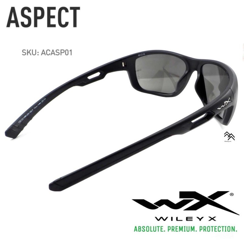 แว่นตา-wileyx-รุ่น-aspect-เลนส์กันสะเก็ดสีเทาดำ-กรอบสีดำ-ขาแบบขาสปริง-ใส่สบายไม่บีบแก้ม-กันกระแทกสูง