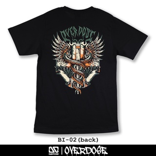 ภาพหน้าปกสินค้าOverdose T-shirt เสื้อยืดคอกลม สีดำ รหัส BI-02(โอเวอโดส) ที่เกี่ยวข้อง