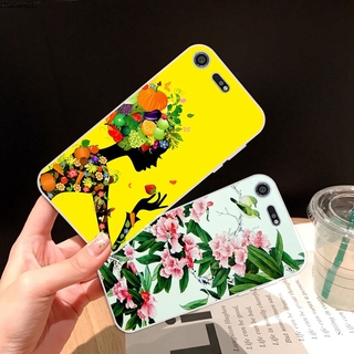 เคสโทรศัพท์ซิลิโคนลายดอกไม้สําหรับ Sony Xperia Z 3 Z 5 Xz 1 Xz 2 Xz Premium Xz 3 Xz 4