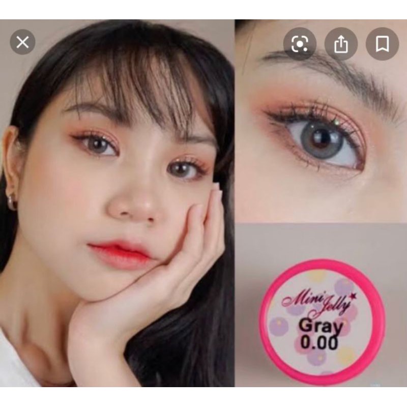 kitty-kawaii-คิตตี้-คาวาอิ-สีเทา-1-25-คอนแทค-เลนส์-สั้น-125-contactlens-สายตาสั้น125-สายตาสั้น-1-25