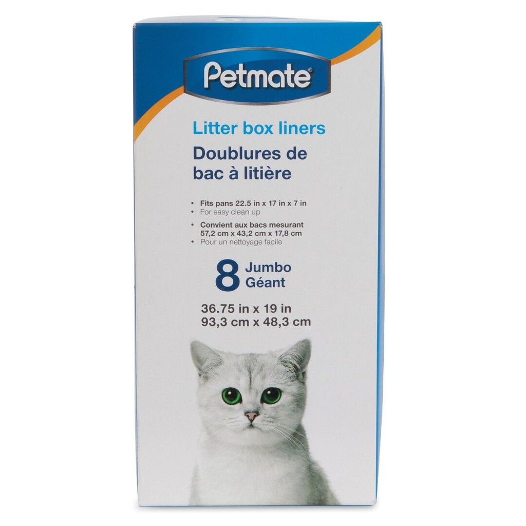 Petmate Litter Box Liners for Litter Pan ถุงรองกระบะทรายแมว 12 ชิ้น