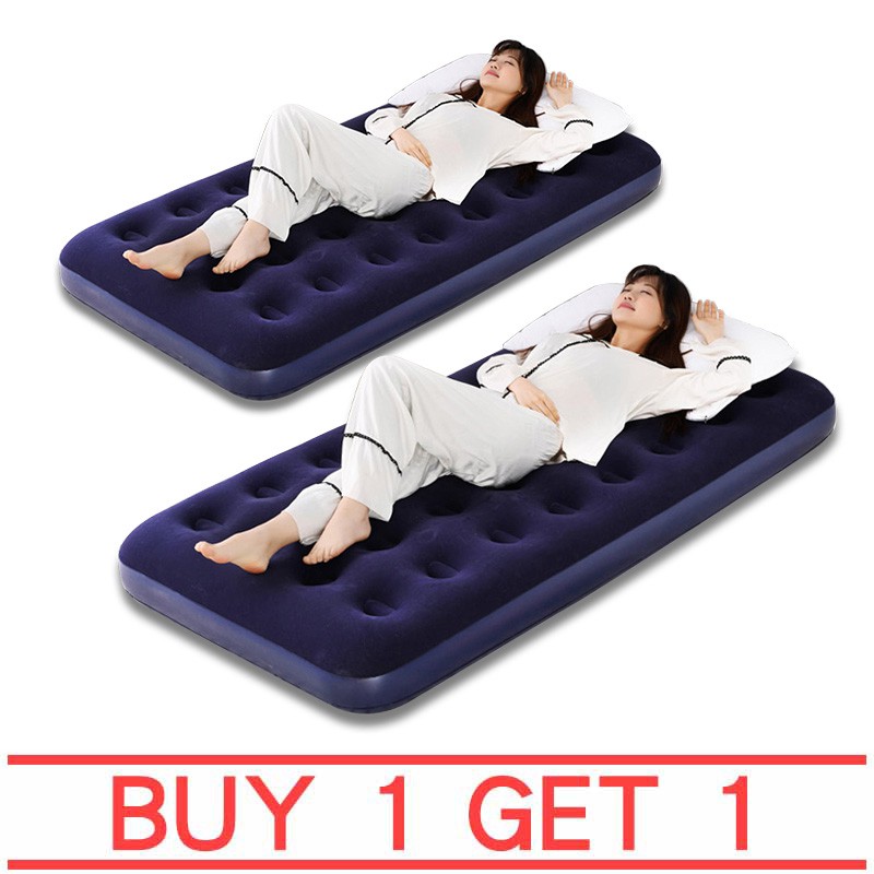 ซื้อ-1-เอา-1-ที่นอนเป่าลม-แถมสูบลมไฟฟ้า-air-bed-mat-ที่นอนสูบลม-ที่นอนเตียงเดี่ยว-ที่นอน-3-ฟุต-ที่นอนcamping-ที่นอนแคมป