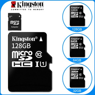 Kingston เมมโมรี่การ์ด sd card Micro SD Memory Card  32GB 64GB 128GB กล้อง/กล้องติดรถยนต์ / โทรศัพท์มือถือ