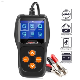 KONNWEI KW600 Auto Battery Analyzer 100 to 2000CCA Car Tester 12V Digital Color Screen Cranking Charging Car Diagnostic