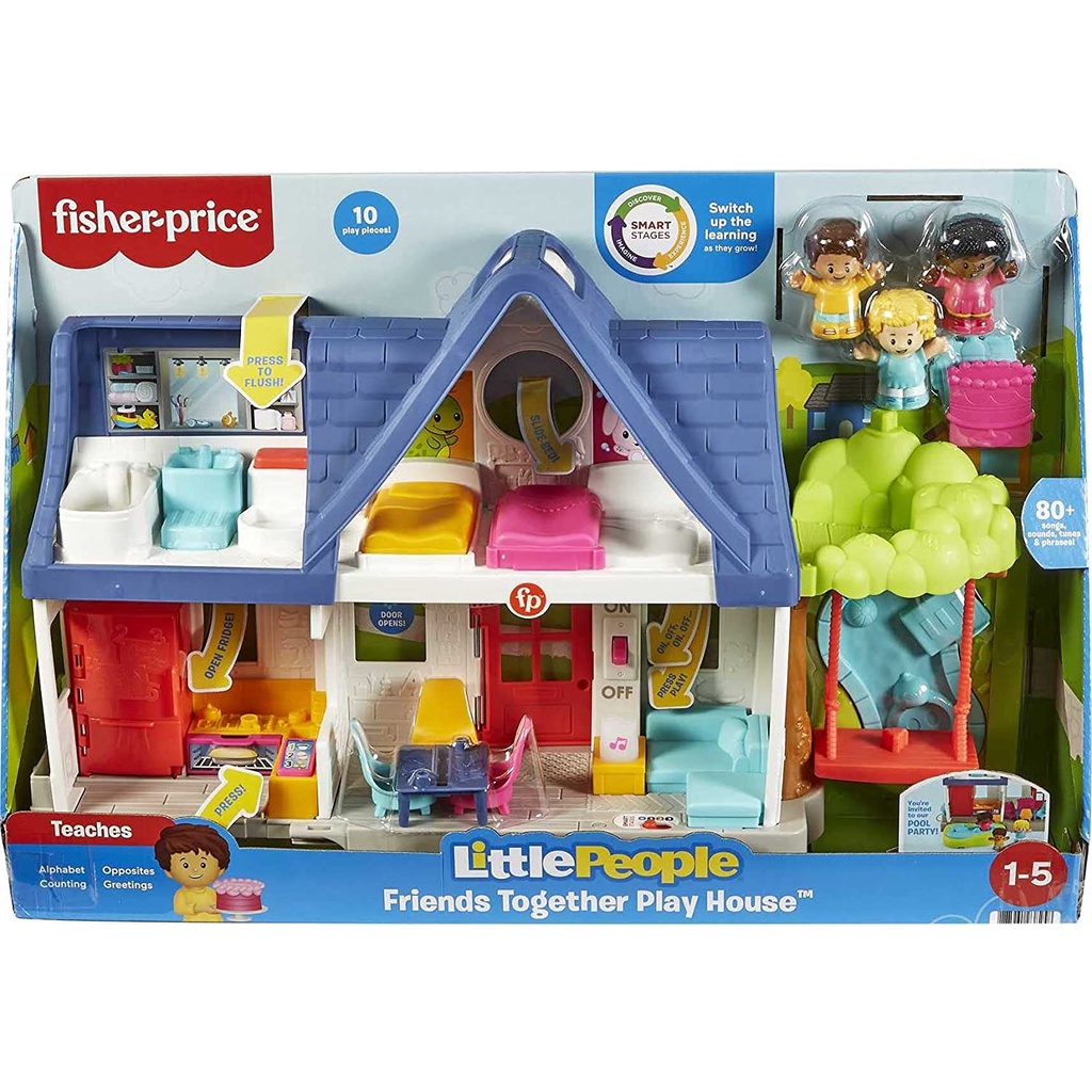 fisher-price-little-people-friends-together-play-house-ชุดของเล่นอิเล็กทรอนิกส์-ราคา-3-990-บาท