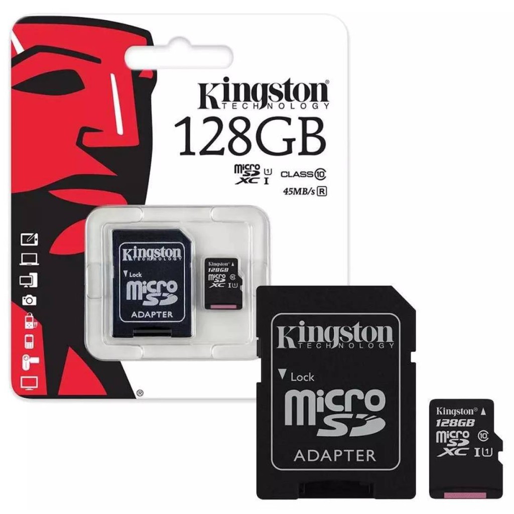 ภาพสินค้าKingston SD TFMemory card 128GB 90MB/s SDHC BEVO PLUS 32GB/64GB/128GB Class10แถม Adapterของแท้(ประกันศูนย์ 5 ปี) จากร้าน junanvision บน Shopee ภาพที่ 1