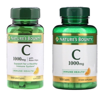 ภาพหน้าปกสินค้าNature\'s Bounty Vitamin C Plus 1000 mg 100 Coated Caplets ที่เกี่ยวข้อง