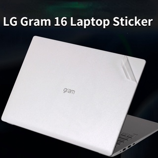 Lg Gram 16 สติกเกอร์ฟิล์มใส เนื้อแมตต์ ป้องกันรอยขีดข่วน สีดํา 16 นิ้ว สําหรับแล็ปท็อป คอมพิวเตอร์ 2021
