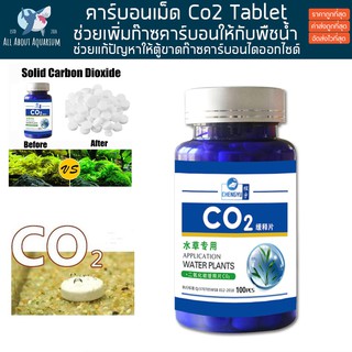 CO2 Tablet คาร์บอนเม็ด 60 เม็ด สำหรับตู้เลี้ยงไม้น้ำ คาร์บอนไดออกไซด์ สำหรับตู้เลี้ยงไม้น้ำ ตู้พรรณไม้น้ำ ไม้น้ำ คาร์บอน