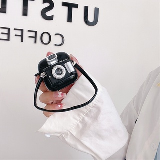 เคสป้องกันหูฟัง แบบนิ่ม ลายกล้อง 3D สําหรับ Redmi Buds 3