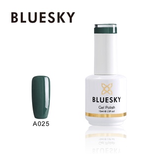 สีเจล Bluesky gel polish A25 สีเขียว