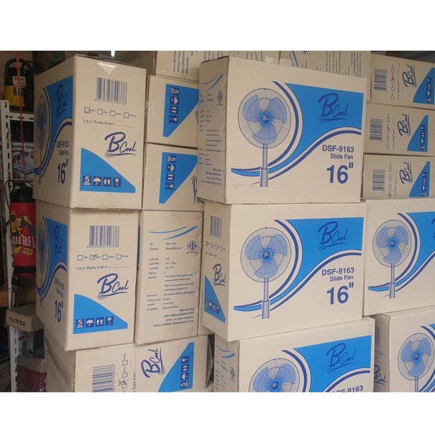 ภาพสินค้าB COOL บีคูล พัดลมสไลด์ ขนาด 16 นิ้ว รุ่น DSF9163 (สีเทา) ส่งฟรี จากร้าน quickerbox บน Shopee ภาพที่ 3