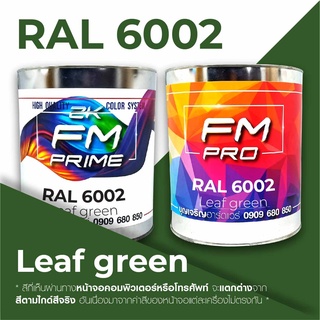 สี RAL6002 / RAL 6002 Leaf Green --- (ราคาต่อลิตร)