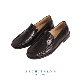 รองเท้า - Archibalds รุ่น Raven Loafers - Archibalds รองเท้าโลฟเฟอร์ หนังแท้ สีดำ