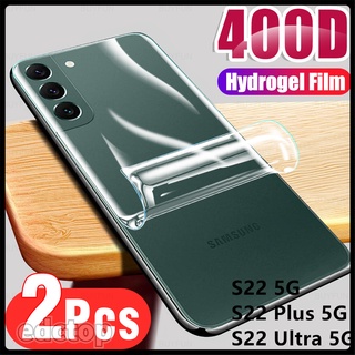 2Pcs Back Cover Hydrogel Film For Samsung Galaxy S22Plus S22Ultra S22 5G S 22 Plus Ultra Case Protector Film