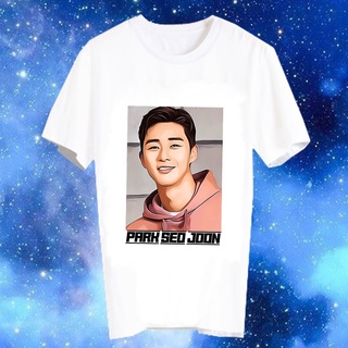 เสื้อยืดสีขาว สั่งทำ Fanmade แฟนเมด คำพูด แฟนคลับ เสื้อดารา DW3-2 พัคซอจุน Park Seo Joon