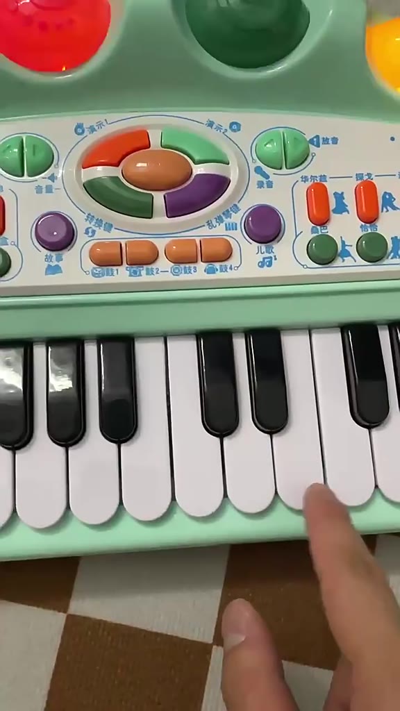 เครื่องดนตรีเปียโน-เปียโนอิเล็กทรอนิกส์27-ปุ่ม-เปียโนเด็ก-ของเล่นเสริมพัฒนาการของเด็ก