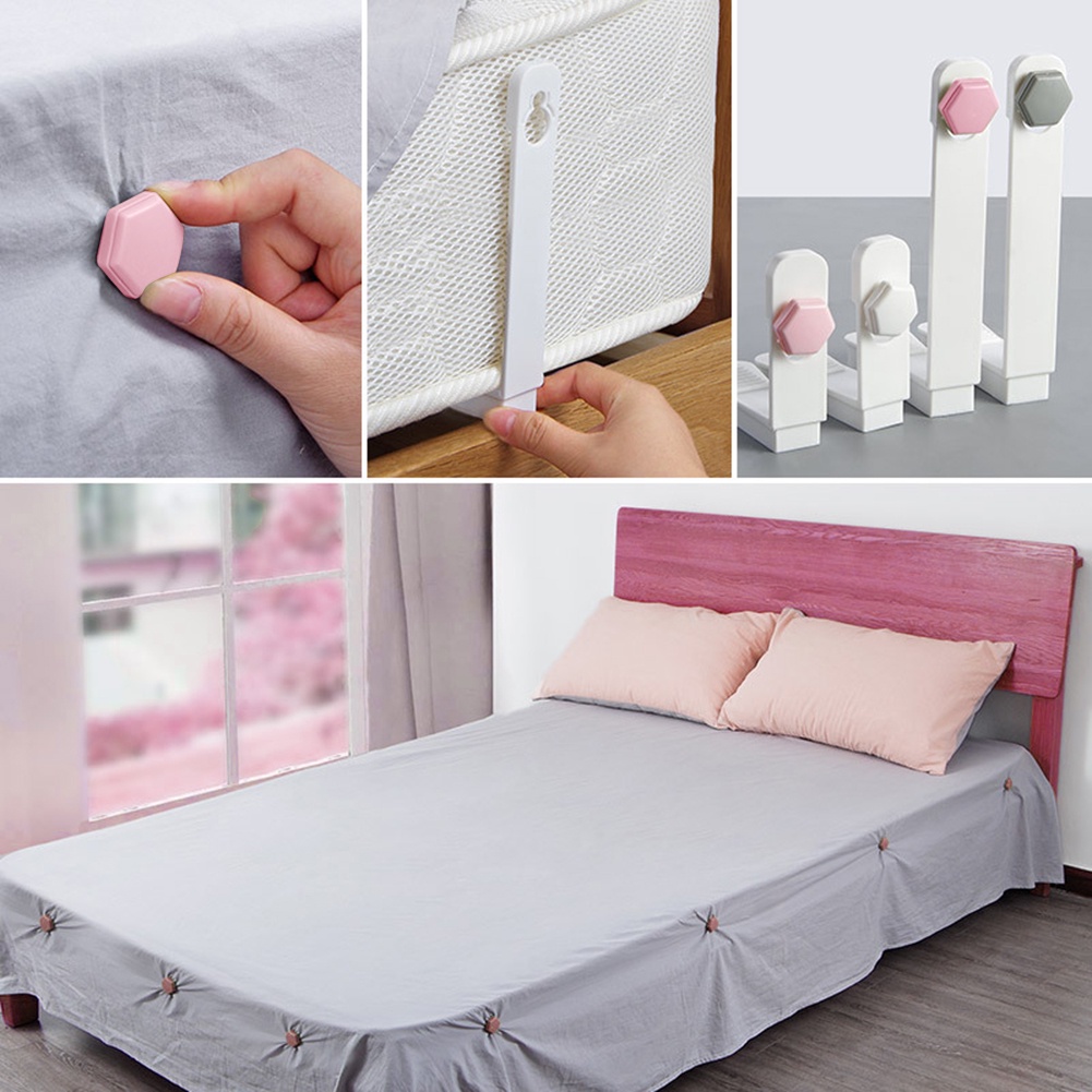 เตรียมส่งสินค้า-ที่ยึดผ้าปูที่นอน-มุมเตียง-4มุม-ที่รัดมุมที่นอน-รัดมุมผ้าปู-จัดระเบียบที่นอน-ไม่ให้หลุด