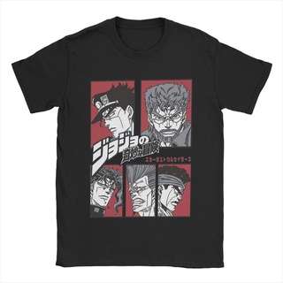 【100% cotton】เสื้อยืดแขนสั้น พิมพ์ลายการ์ตูน Jojo Bizarre Adventure s Wos s ga สําหรับผู้ชาย QW246VB