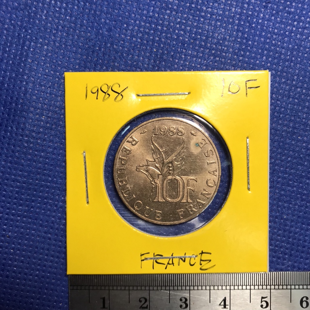 special-lot-no-60432-ปี1988-ฝรั่งเศส-10-francs-เหรียญสะสม-เหรียญต่างประเทศ-เหรียญเก่า-หายาก-ราคาถูก