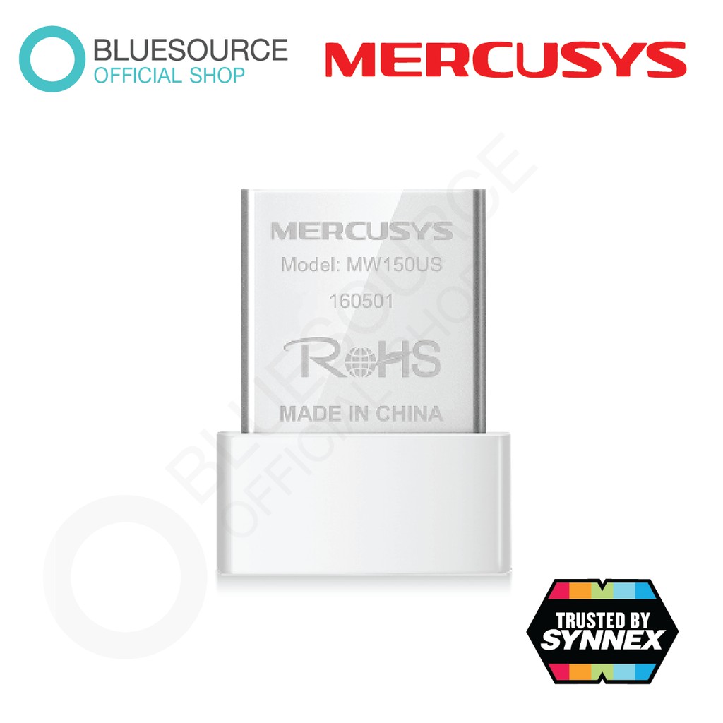 ของแท้100-ประกันศูนย์-ตัวรับสัญญาณไวไฟยูเอสบี-mercusys-mw150us-usb-adaptor-รับความเร็วสูงสุด-150mbps