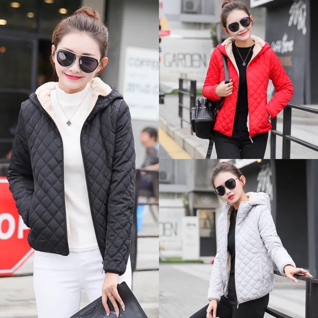 sale-580-บาท-แจ็คเกตบุขนกันหนาว-สีแดง-ดำ-เทา-พร้อมส่งจากไทย