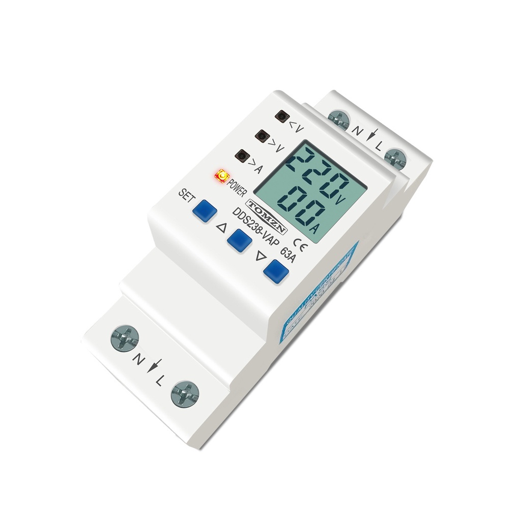 dds238-vap-voltage-current-protector-loop-timer-ป้องกันแรงดันไฟฟ้า-ไฟตก-ไฟเกิน-กระแส-อุณหภูมิ-เกิน-ป้องกันไฟตก-กันไฟตก