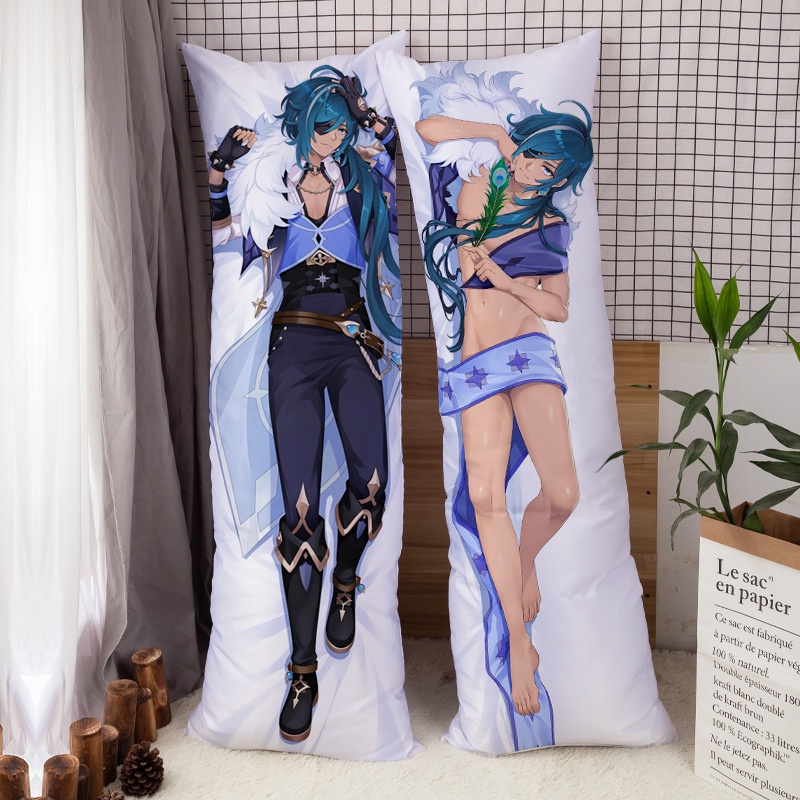 ปลอกหมอน-ลาย-dakimakura-genshin-impact-zhun-li-2-ด้าน-ขนาด-60x180-ซม-สําหรับผู้ชาย