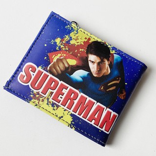 11.11&12.12 ! กระเป๋าสตางค์ พิมพ์ลายตัวละคร Superman Sp-202 สําหรับเด็กผู้ชาย