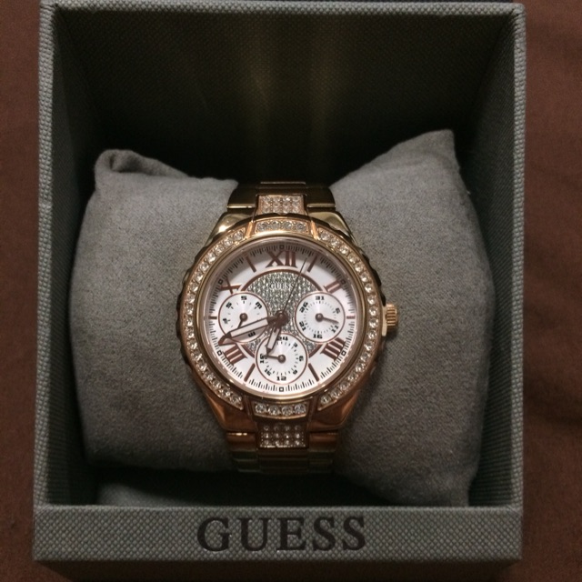 GUESS W0111L3 Rose gold Shopee Thailand