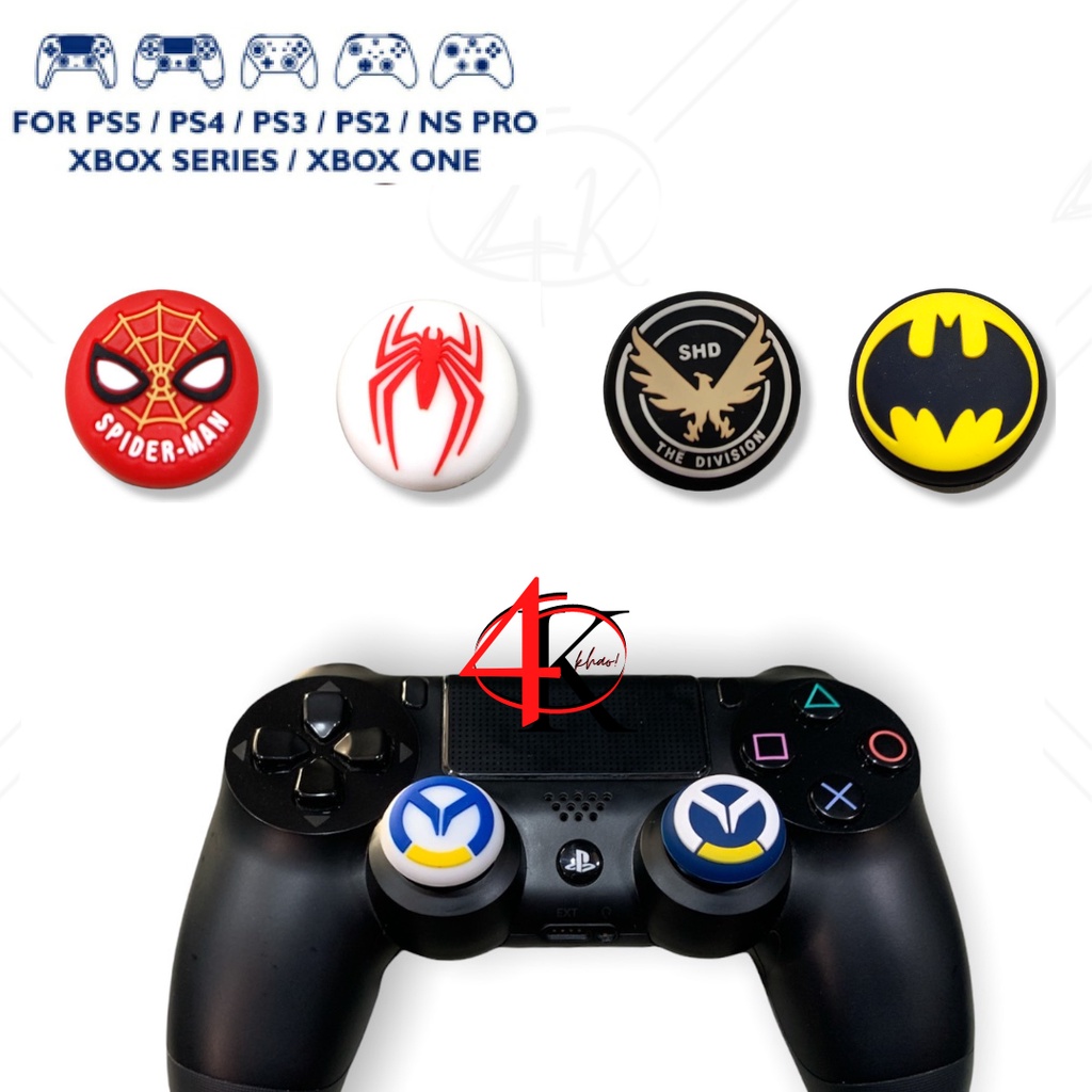 4khao-s-2-2-ซิลิโคน-อนาลอคจอย-silicone-grip-controller-for-ps5-ps4-ps3-ps2-xbox-series-xbox-joy-pro