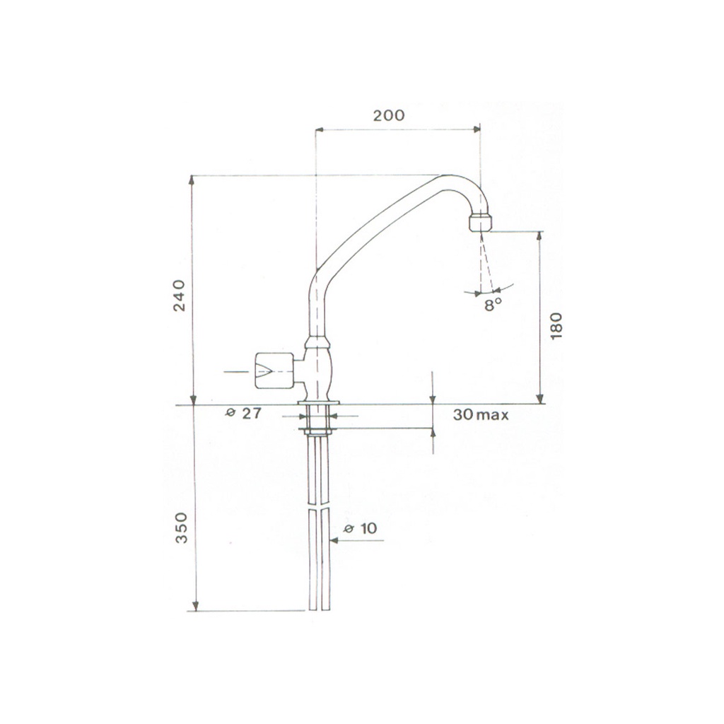 paini-ก๊อกซิ้งค์น้ำเย็น-triss-plus-pa-24cr225qe-s