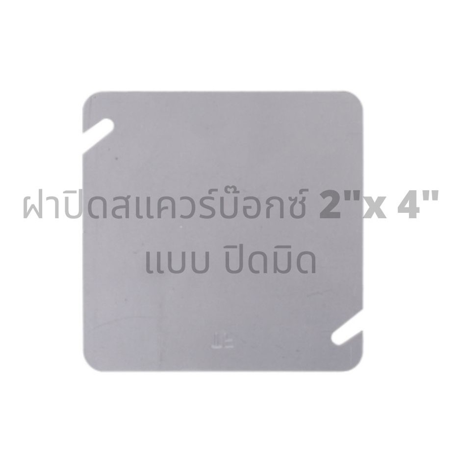 ฝาปิดสแควร์บ๊อกซ์ ขนาด 4 x 4 แบบปิดมิด (จำนวน 10 แผ่น) | Shopee Thailand
