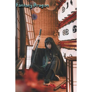 [Fantasy Dragon Store] Anime Demon Slayer Kimetsu no Yaiba Tokitou Muichirou Kendo kamado tanjirou Nezuko Uniform Cospla
