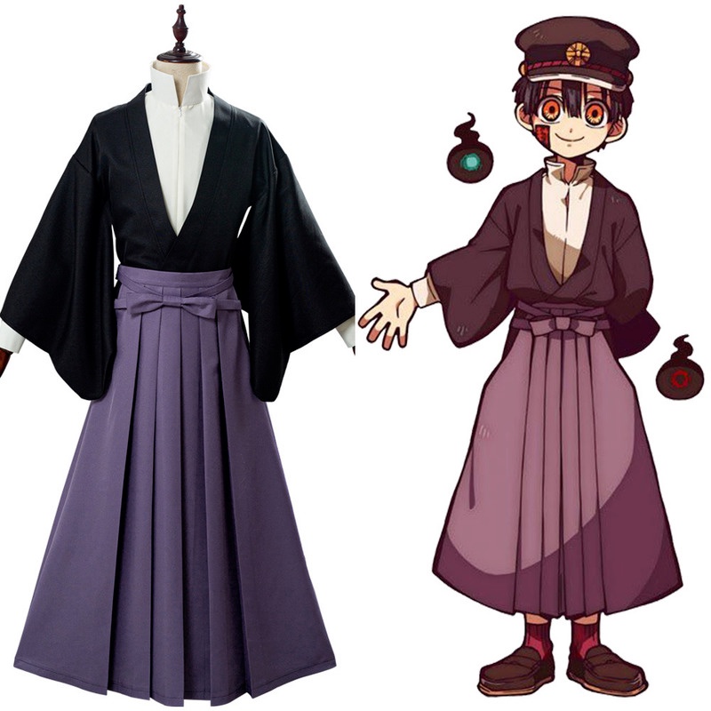 ชุดคอสเพลย์-ชุดกิโมโน-ลายการ์ตูนอนิเมะ-toilet-bound-hanako-kun-hakama-pant-kendo-tsukasa-yugi-samurai-สําหรับผู้ชาย-และผู้หญิง