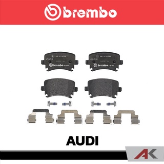 ผ้าเบรกหลัง Brembo โลว์-เมทัลลิก สำหรับ AUDI TT 07, Scirocco R 2.0  รหัสสินค้า P85 095B ผ้าเบรคเบรมโบ้