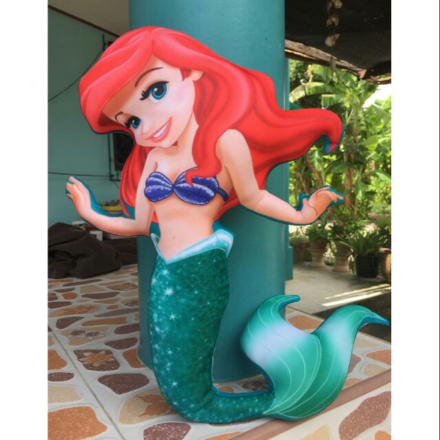 ytหมอนตุ๊กตา-แอเรียล-ariel-pillow-mermaid-นางเงือกน้อยเมอเมด