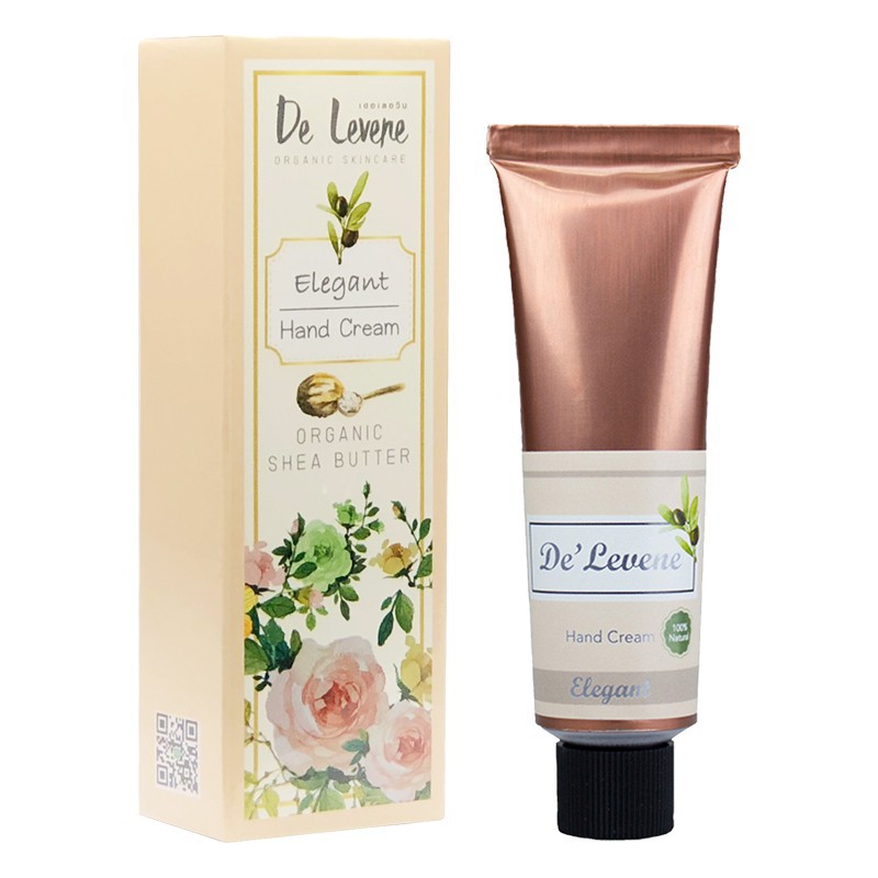 de-levene-hand-cream-organic-shea-butter-30ml-ครีมทามือ