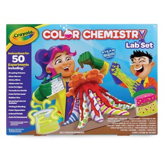 งานศิลปะ ชุดทดลองวิทยาศาสตร์เคมี CRAYOLA STEAM อุปกรณ์เครื่องเขียน ผลิตภัณฑ์และของใช้ภายในบ้าน COLOR CHEMISTRY LAB SET C