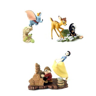 Japan Tomy Disney Fantastic Gallery Figure Toy Model Collective Set #ดิสนี่ย์