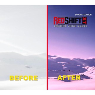 แว่นตากันแดด RED SHIFT XT   ป้องกันรังสี  UVA &amp; UVB  ได้ 100% ลดการระคายเคืองของแสง รูปแบบดีไซน์สวยงาม