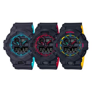 นาฬิกาข้อมือ G-shock สาย 2 สี ของแท้ 100% รับประกัน 1 ปี