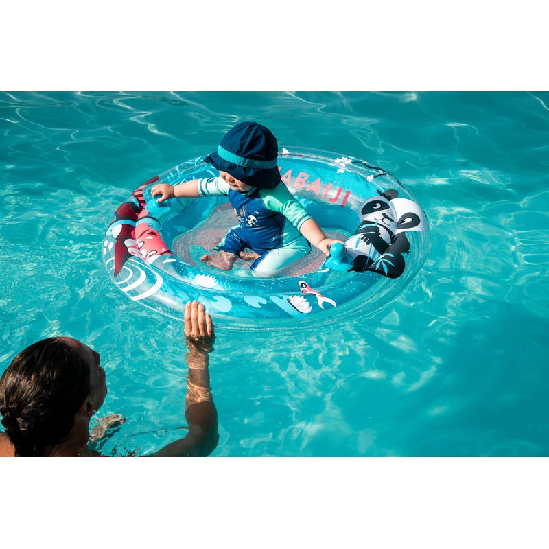 ห่วงยางเล่นน้ำเด็ก-ห่วงยางเล่นน้ำ-ห่วงยางเด็กเล็กหัดลงน้ำ-สำหรับเด็กหัดลงน้ำ-babys-learning-to-swim-platform