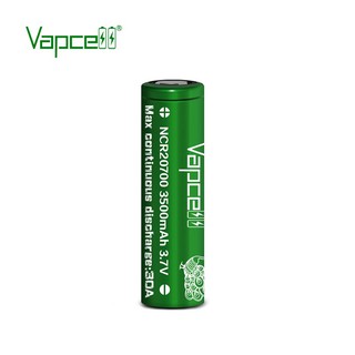 (NEW 20700/1 ก้อน) [ก้อนใหญ่กว่า18650] ถ่าน Vapcell รุ่น 20700  3500 mAh [30A]