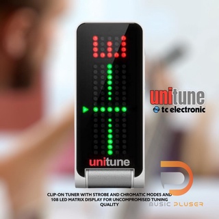 สินค้า TC ELECTRONIC UNITUNE CLIP เครื่องตั้งสายกีต้าร์ จูนเนอร์ ใช้ได้ทั้งกีตาร์/เบส/อูคู/ไวโอลิน หน้าจอหมุนออโต้ *ประกันศูนย์