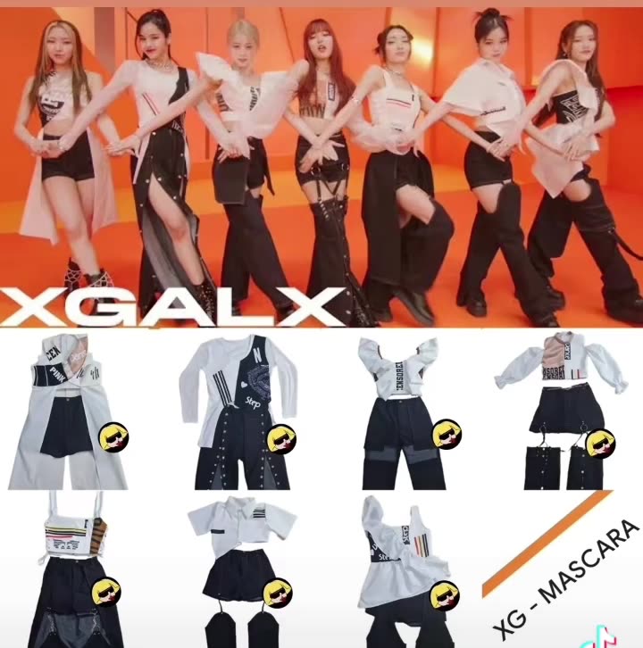 babygaga-xg-xgalx-mascara-ชุดเต้น-ชุดโคฟ-ชุดโคฟเวอร์-รับตัดชุด-dance-outfit-kpop-ชุดเคป๊อป-เคป๊อป